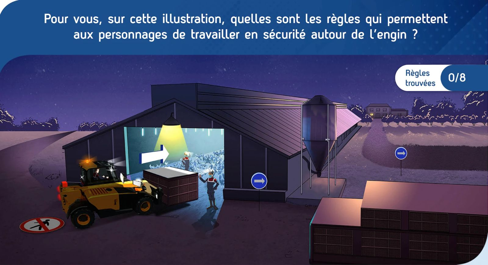 Règles de prévention présentées dans une formation e-learning sécurité